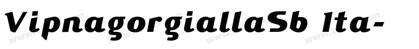 VipnagorgiallaSb Ita字体转换